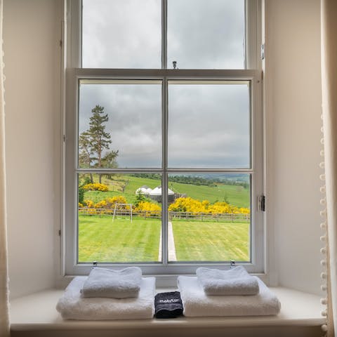 Gaze out to the stunning views from around the house