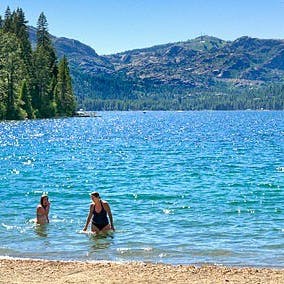 Cool off in the refreshing lake