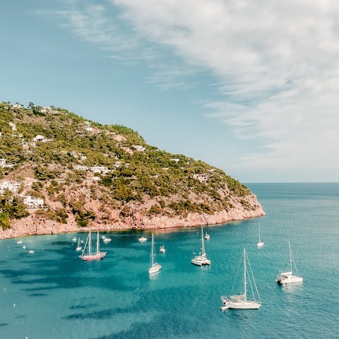 Discover the Ibiza's northern coast, famous for its bohemian, laidback lifestyle and gorgeous scenery