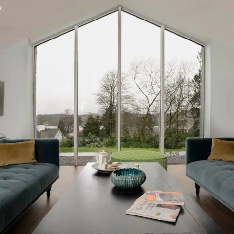 Enjoy views of Windermere from the modern extension