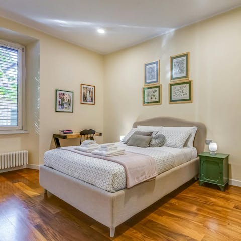 Rest up in the comfortable bedrooms after your adventures