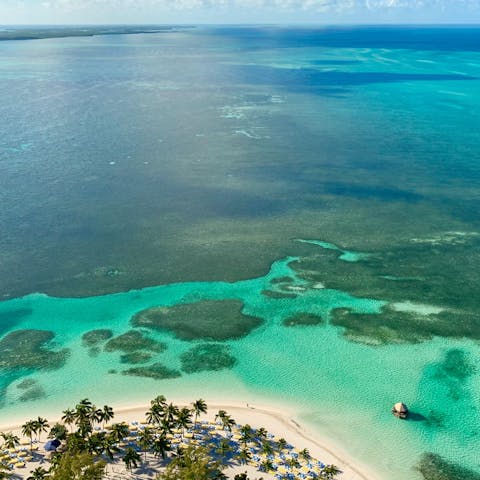 Stay in the stunning island setting of the Bahamas