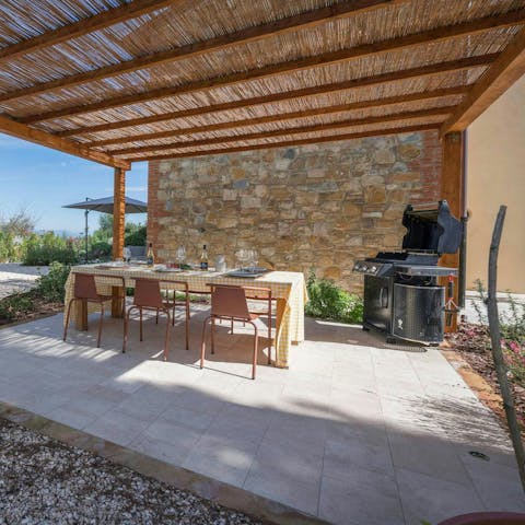 Fire up the barbecue and dine alfresco