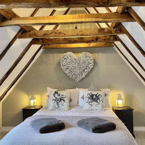 Get some rest in the nautical-inspired bedrooms at the end of a busy day