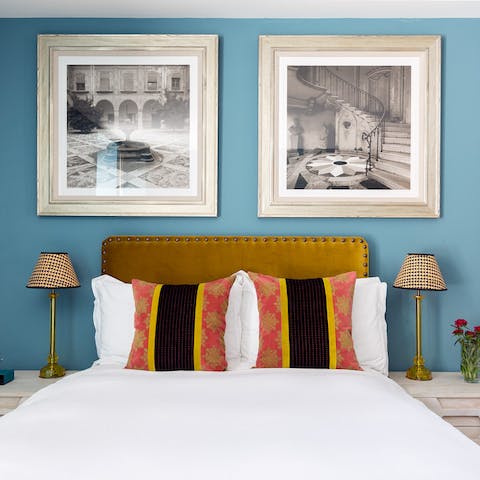 Fall asleep in the beautifully curated bedroom – you'll wake up up rested and ready for another day of adventure