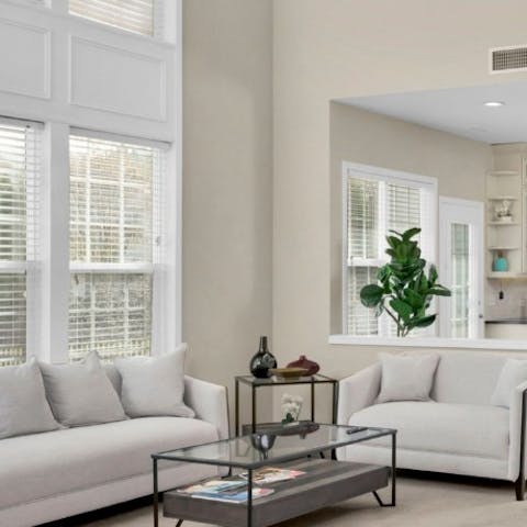 Take advantage of the spacious, bright living space, perfect for an afternoon of blissful relaxation