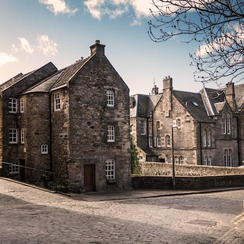 Stay in the heart of Old Town, surrounded by historic sights and cobbled lanes