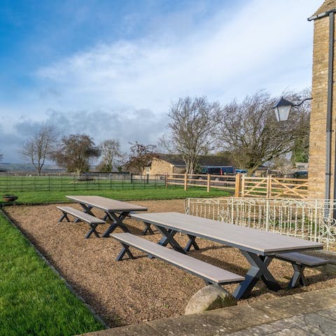 Breathe in the fresh air as you sip your morning tea