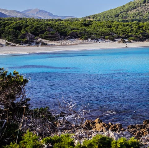 Spend sunny days on Playa de San Pedro de Alcántara, minutes away