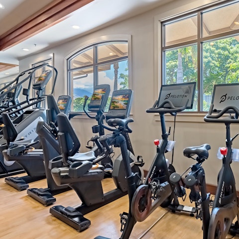 Embrace a feel-good workout in the resort gym