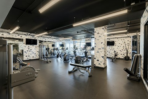 Train in the well-equipped gym when you're not busy on the slopes
