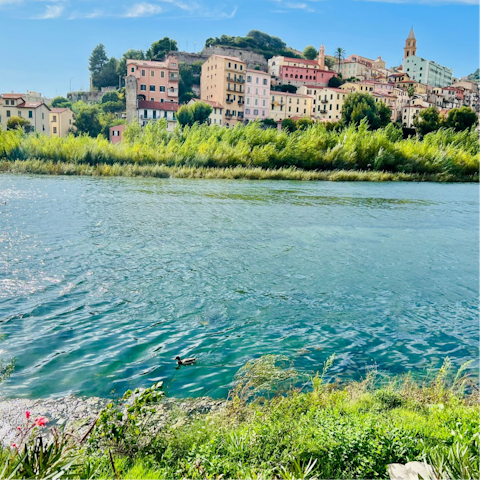 Stay 2 kilometres from the charming town of Ventimiglia