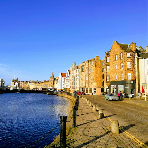 Visit the scenic Shore area with its waterside restaurants and shops