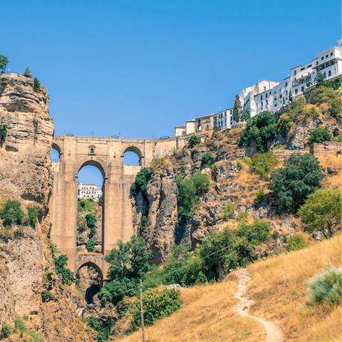 Take a day trip to Ronda, 34 kilometres away