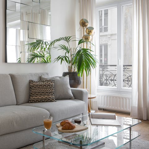 Relax after a day of adventure in the stylish lounge