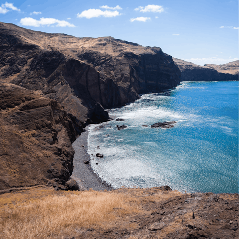 Hire a car and explore the secret coves of Madeira