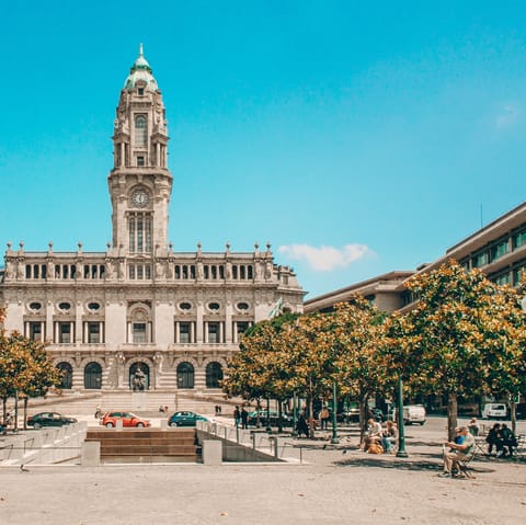Spend time visiting Porto's historical sights from this central location
