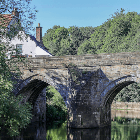 Stay just a ten-minute walk from the centre of Durham