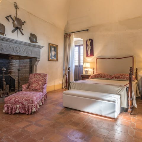 Sleep within centuries-old walls steeped in history