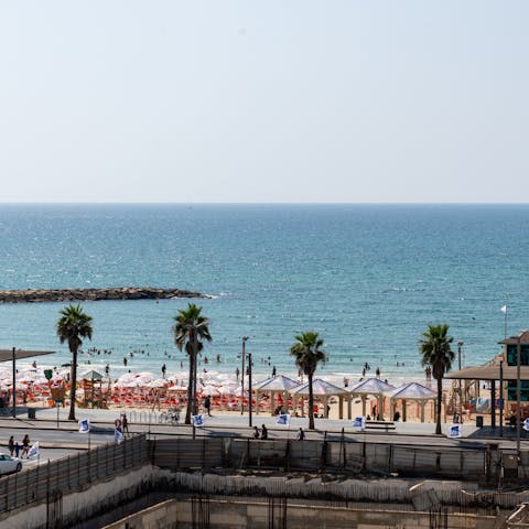 Spend sunny days at Banana Beach, just a three-minute stroll away