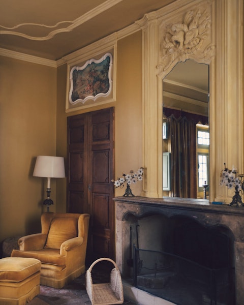 Warm up by the fire in a room steeped in history