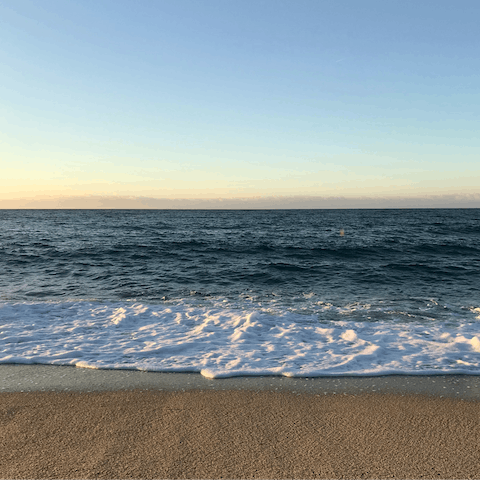 Dip your toes in the Tyrrhenian Sea at Lacona Beach