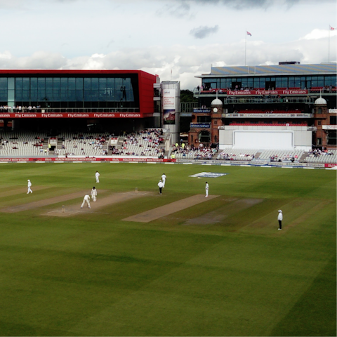 Catch a game at Old Trafford  (a ten-minute drive)
