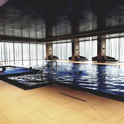 Make morning laps of the shared pool the new routine