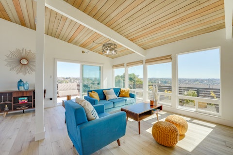 Enjoy sweeping views from the comfort of the sofa