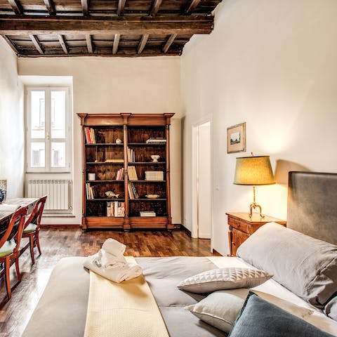 Wake up in the comfortable bedrooms feeling rested and ready for another day of Rome sightseeing