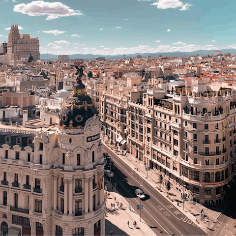 Explore Spain's capital city, including the Tetuán district