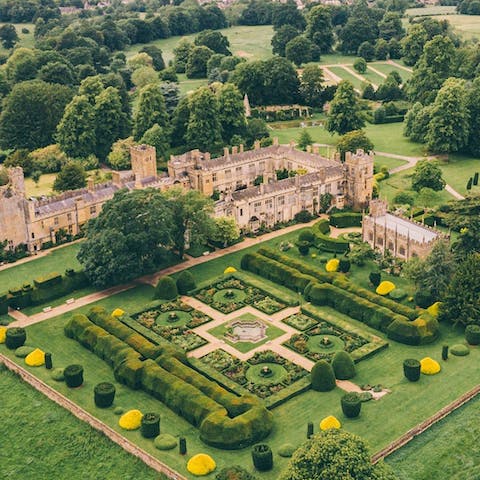 Explore the castle and gardens where King Charles I once took refuge