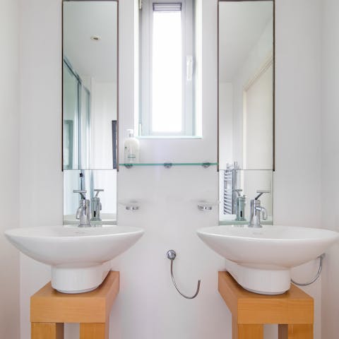 Enjoy The His & Hers sinks