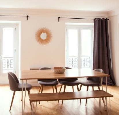 The Scandinavian inspired dining table