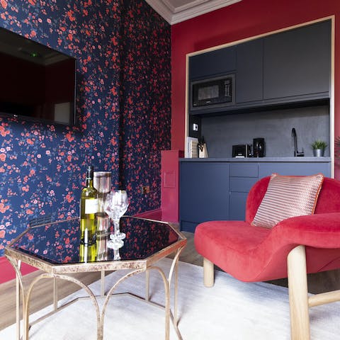 Chill out with a glass of wine when you're not soaking up the city's sights