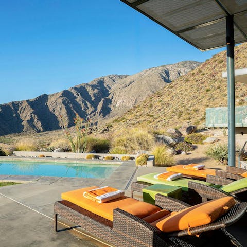 Take a dip in the pool or lounge in the sun
