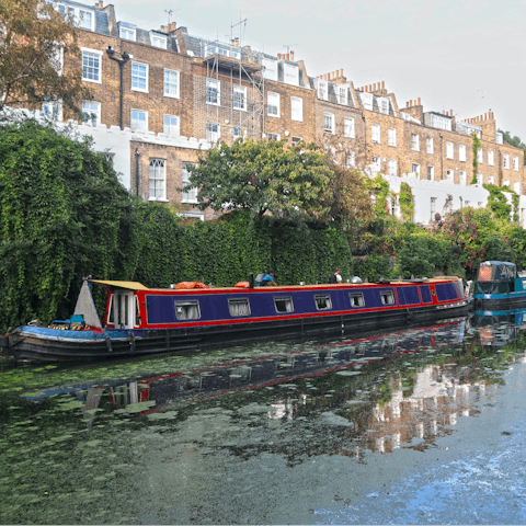 Take a stroll along a stretch of Islington's canal
