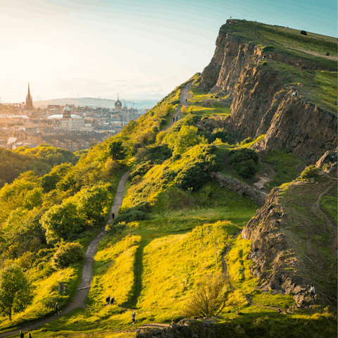 Stomp up Arthur's Seat for epic Edinburgh views