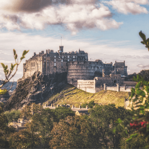 Find your own fairy tale at nearby Edinburgh Castle