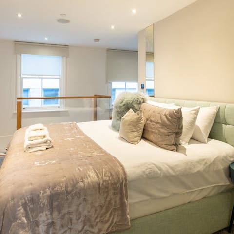 Wake up in the plush bed feeling rested and ready for another day of Soho adventure