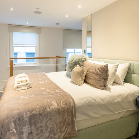 Wake up in the plush bed feeling rested and ready for another day of Soho adventure