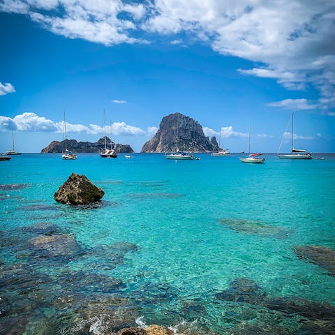 Discover a different side to Ibiza in Santa Gertrudis, home to ancient churches, galleries and fruit farms