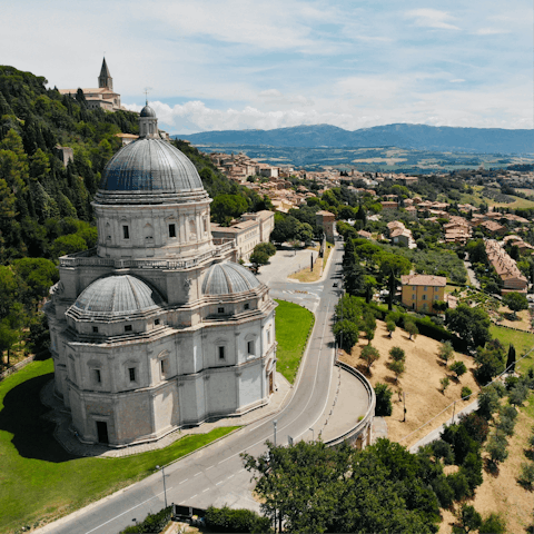 Spend the day in Todi, a 10-kilometre drive away