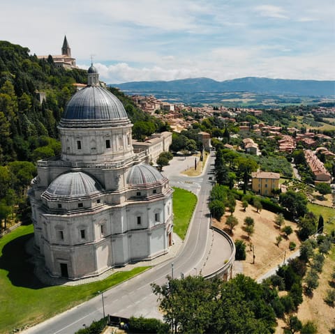 Spend the day in Todi, a 10-kilometre drive away