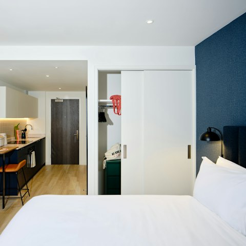 Make yourself at home in this cosy studio