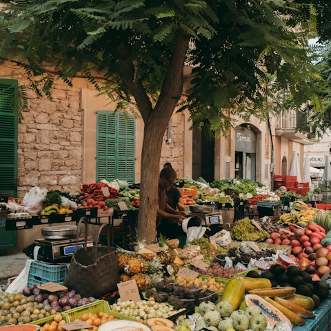 Wander through Santanyí's bustling market every Wednesday and Saturday
