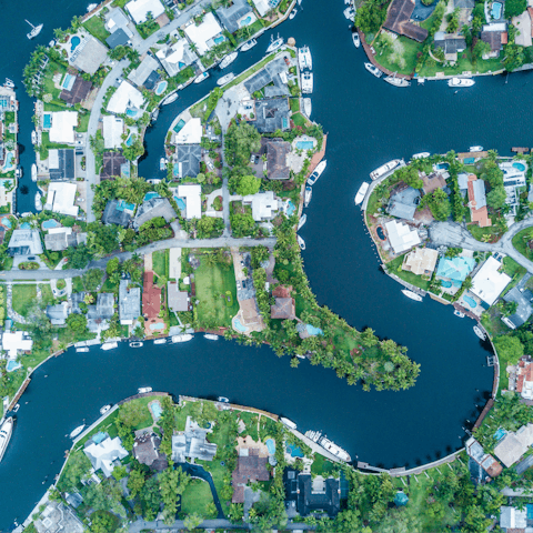 Kayak through its winding waterways