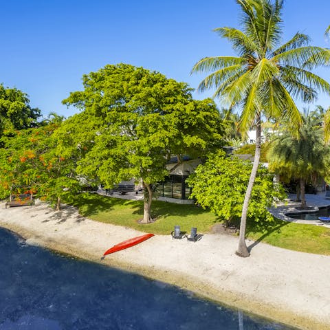 Enjoy direct beach access