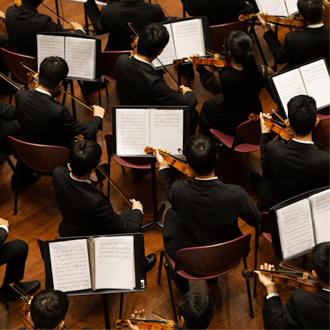 Catch a memorable concert at the National Music Auditorium, a short walk away