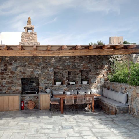 Grill up some dishes on the barbecue for an alfresco feast